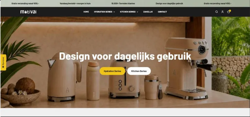 Motivai Store website