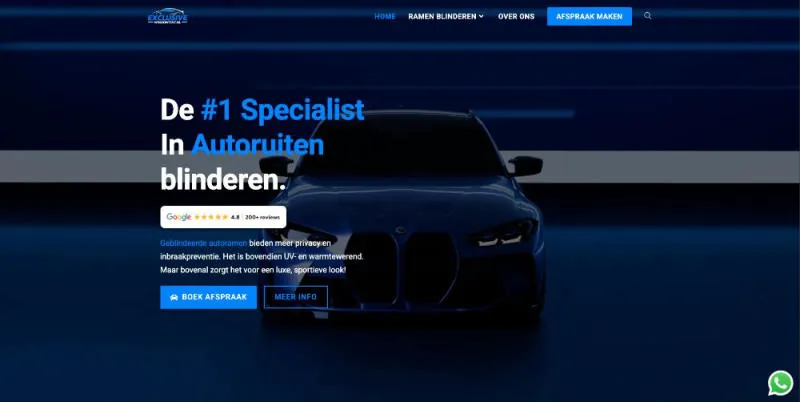 Exclusive Window Tint website